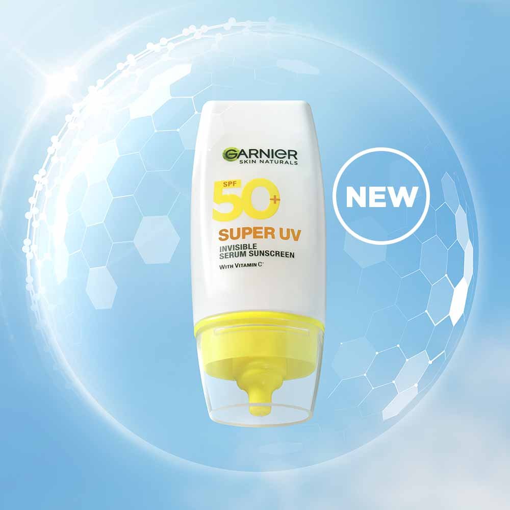 New Garnier Super UV Invisible Serum Sunscreen